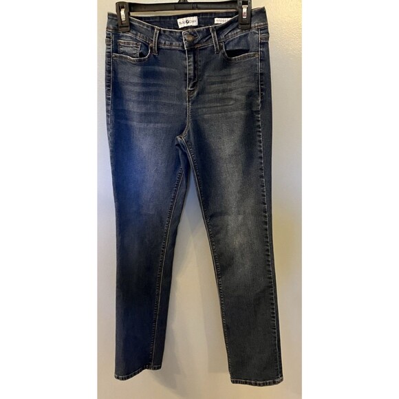 Black Daisy Jeans Juniors Size 9/29 Kate Straight Leg Mid Rise Faded Denim - Picture 1 of 7